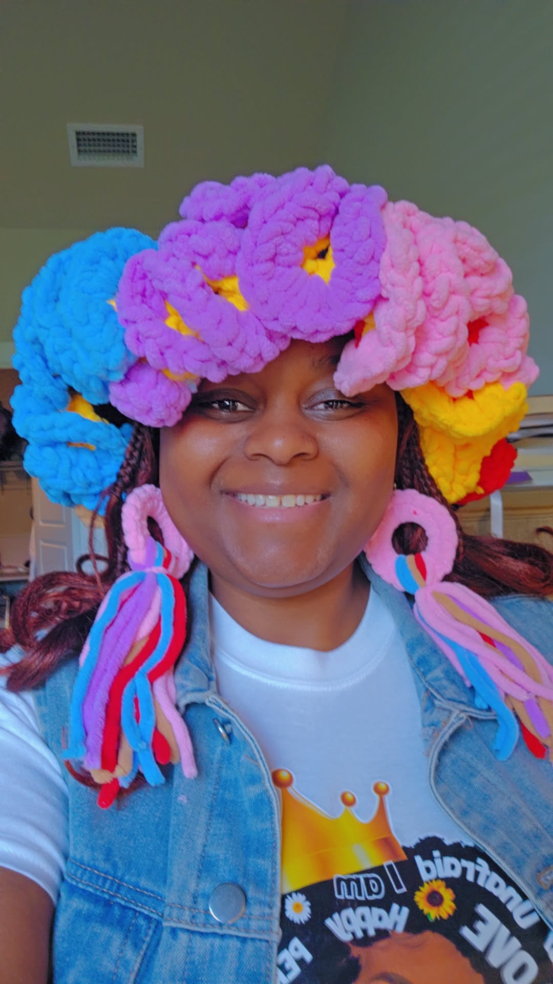 Rufflelicious crochet hat