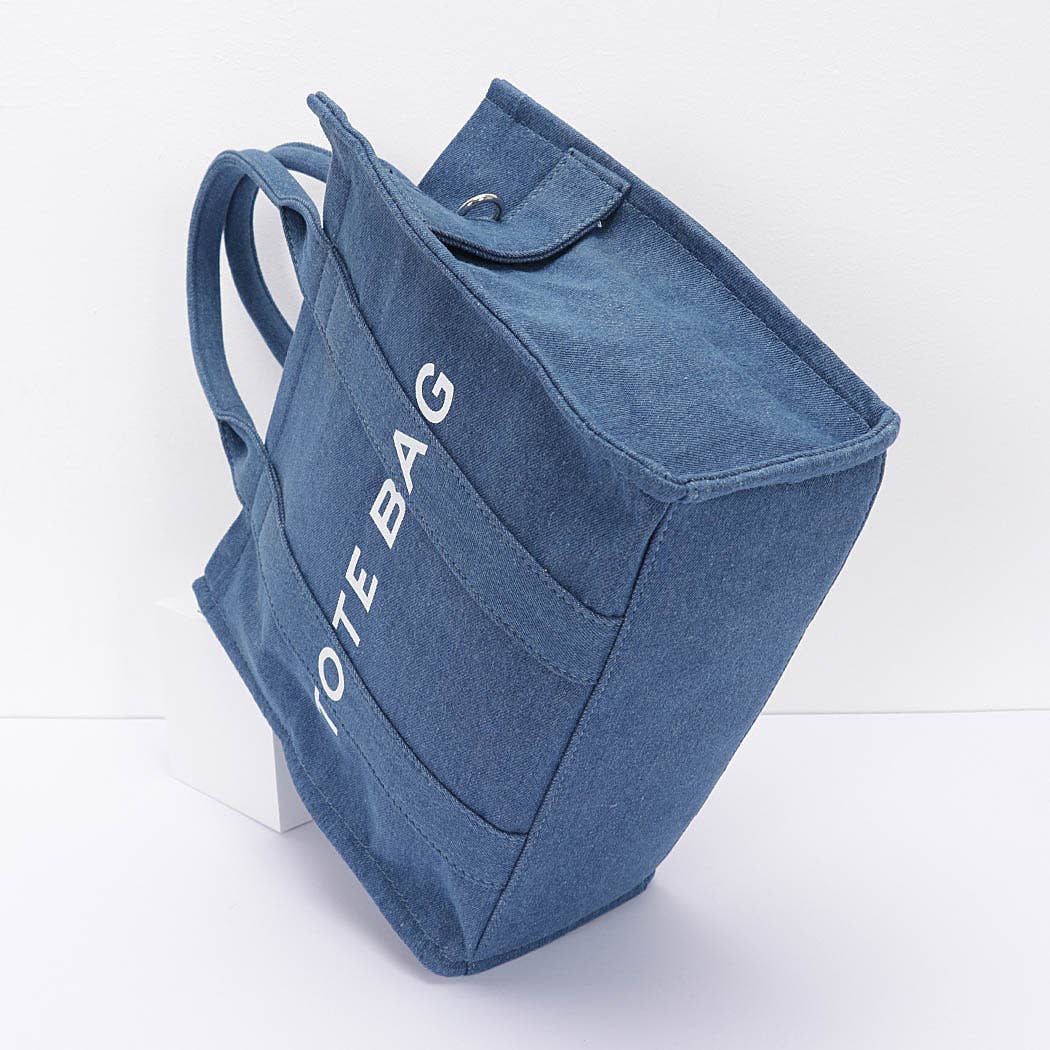 Denim Tote Bag