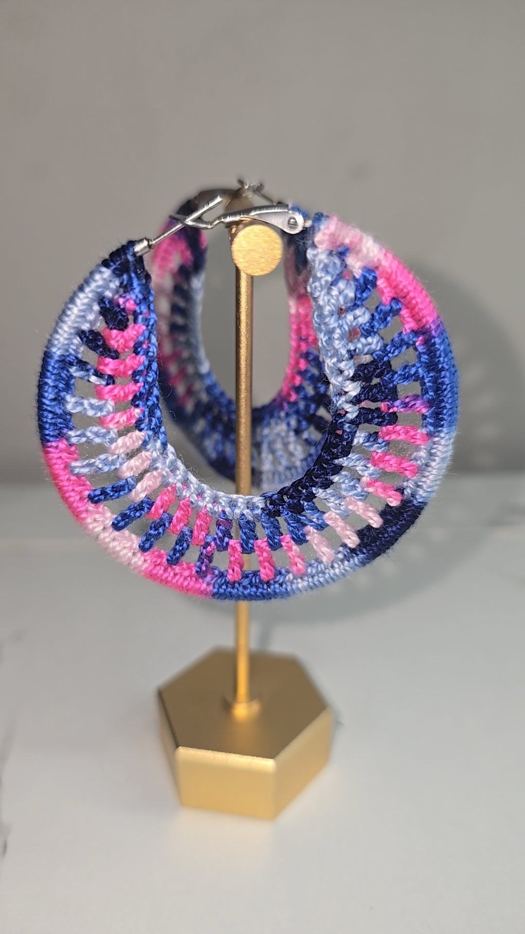 Cotton Candy Hoops