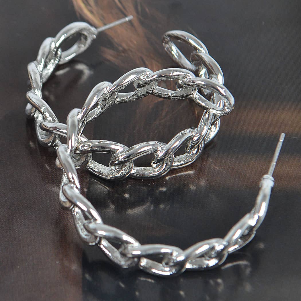 Chain Hoop Earring