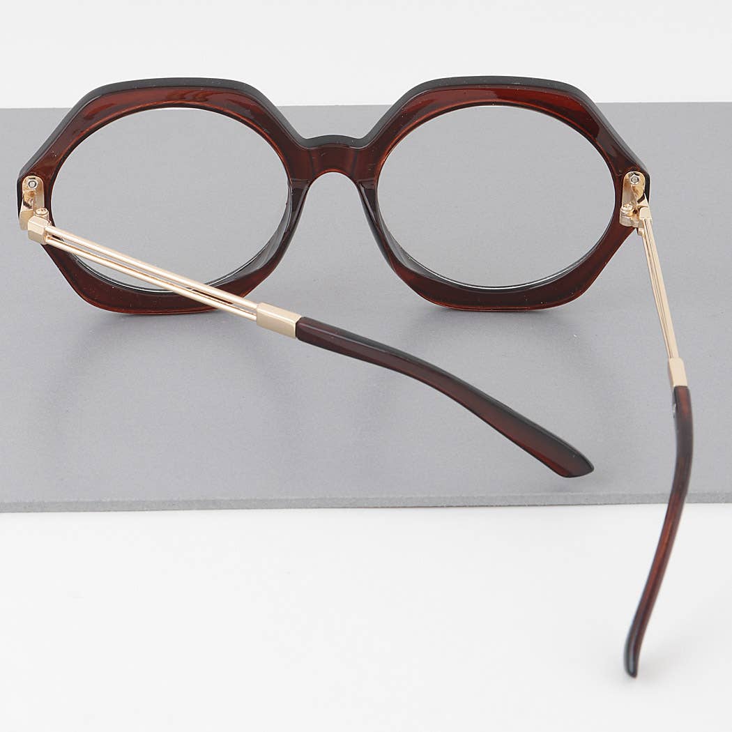 Modern Tortoise Round Sunglasses