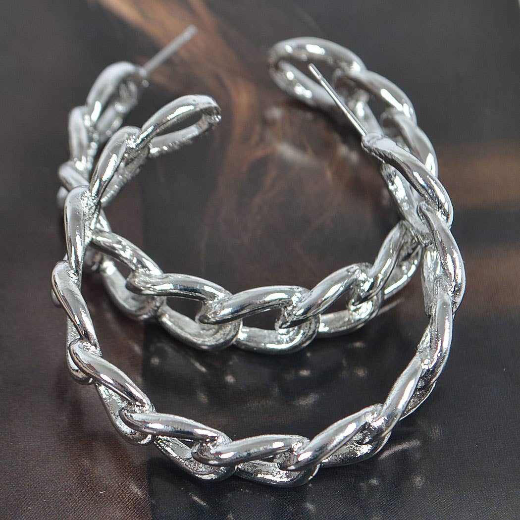 Chain Hoop Earring