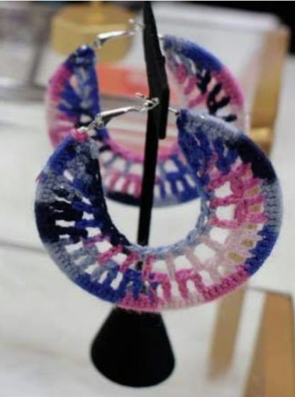 Cotton Candy Hoops image 3