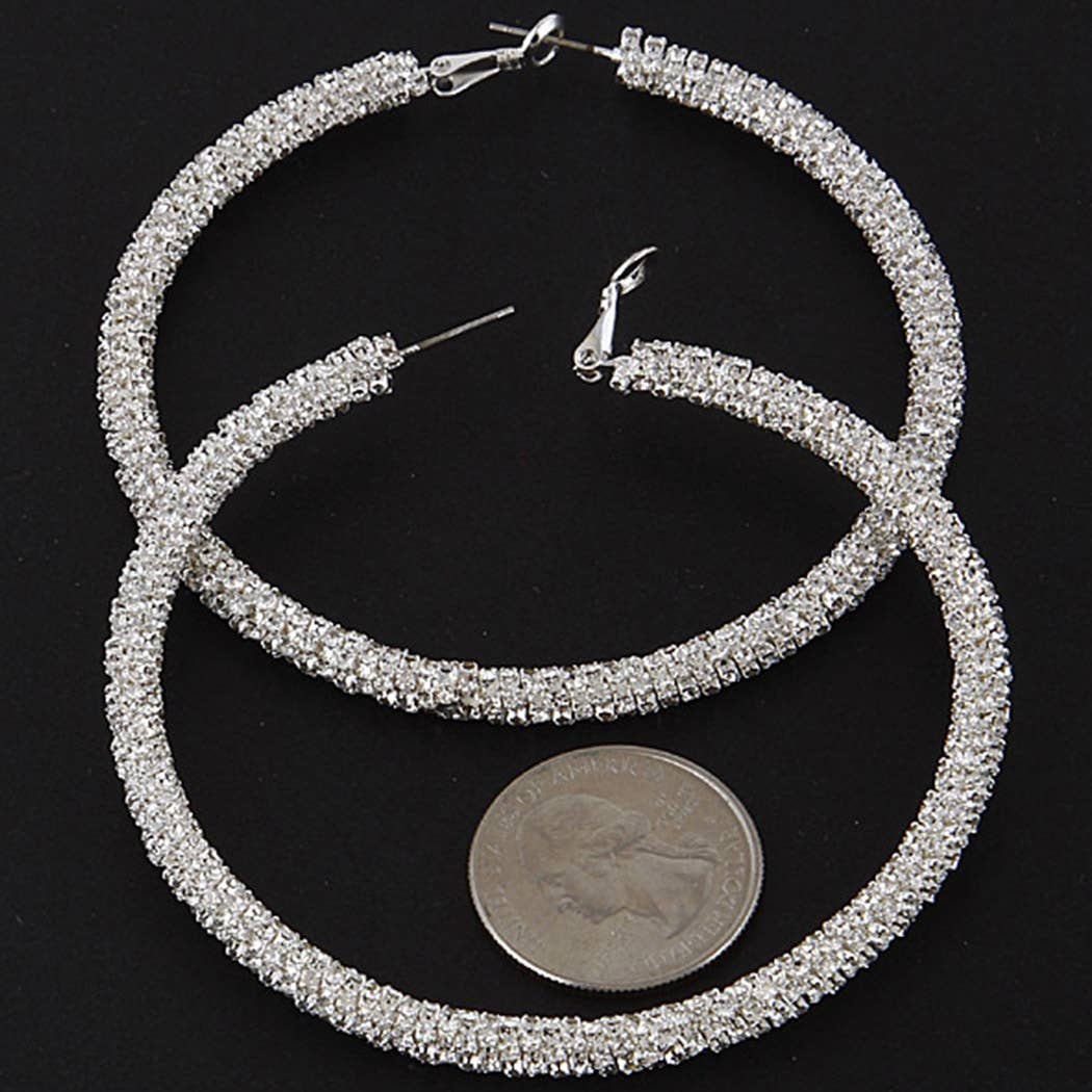 Microdetail Hoop Earrings