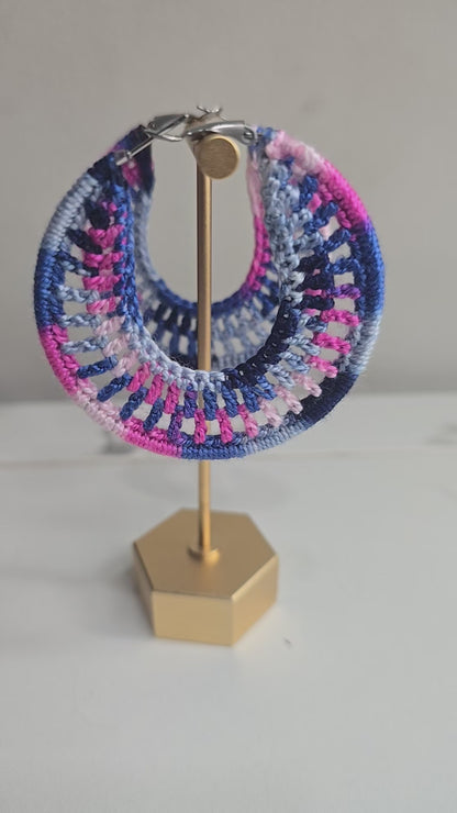 Cotton Candy Hoops